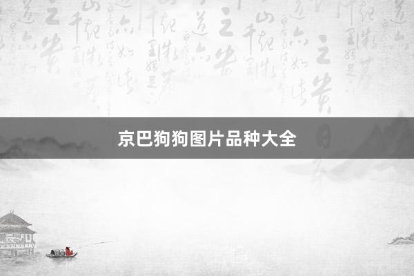 京巴狗狗图片品种大全